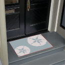 Search for coastal doormats Blue and white