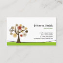 Search for the tree of life business cards Psychologist