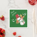 Search for snowman napkins Holly