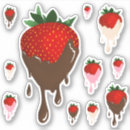 Search for chocolate strawberries stickers Strawberry