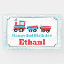 Search for train birthday banners Chugga chugga two two
