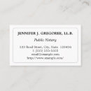 Search for advocate business cards Barrister
