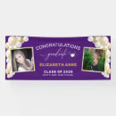 Search for purple and gold graduation banners Congratulations graduate