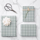 Search for green gingham wrapping paper Retro