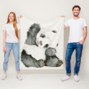 Search for panda bear fleece blankets Zoo