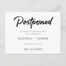 Search for postponed wedding announcement cards Black