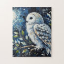 Search for owl puzzles White