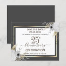 Search for 25th anniversary save the dates Floral