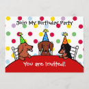 Search for dachshund invitations Doxie