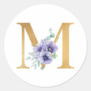 Search for letter m stickers Floral monogram