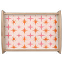 Search for mid century modern serving trays Pink