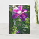 Search for clematis flower birthday