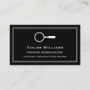 Search for magnifying glass business cards Professional