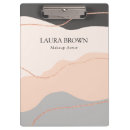 Search for pink clipboards Makeup artist