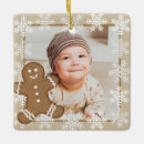 Search for gingerbread man ornaments Baby
