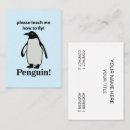 Search for penguin business cards Antarctica
