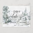 Search for winter wonderland save the dates Woodland