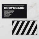 Search for bodyguard business cards Safety