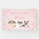 Search for dog banners Pink