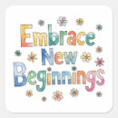Search for new beginning stickers Quote