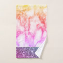Search for colorful bath towels Marble