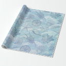 Search for coastal christmas wrapping paper Seashells
