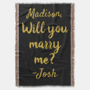 Search for will you marry blankets For her