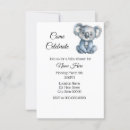 Search for koala baby shower invitations Whimsical