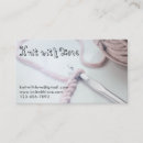 Search for knitting business cards Handmade with love