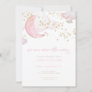 Search for we are over the moon invitations Girl
