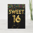 Search for teenage girl birthday cards Gold
