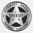 Search for sheriff badge stickers Western