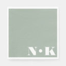 Search for sage wedding napkins Minimalist