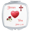 Search for bible verse compact mirrors Jesus