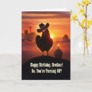 Search for brother 50th birthday cards Humor