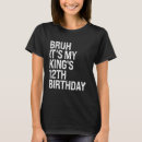 Search for 12th birthday tshirts Crown