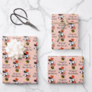 Search for disney minnie mouse wrapping paper Minnie polka dots