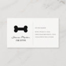Search for dog bone business cards Doggy