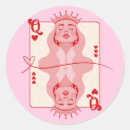 Search for queen of hearts stickers Red