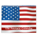 Search for patriotic calendars Usa