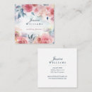 Search for red rose business cards Watercolor
