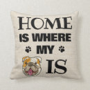Search for dog face pillows English bulldog