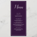 Search for purple and silver menus Reception