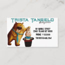 Search for rabbit business cards Nanny