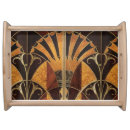 Search for art nouveau serving trays Green
