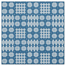 Search for navy blue and white pattern fabric Traditional