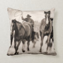 Search for vintage western pillows Horses