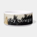 Search for cowboy pet bowls Cowhide