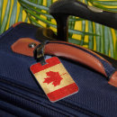 Search for canada flag luggage tags Retro