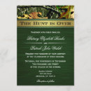 Search for the hunt is over invitations Hunting